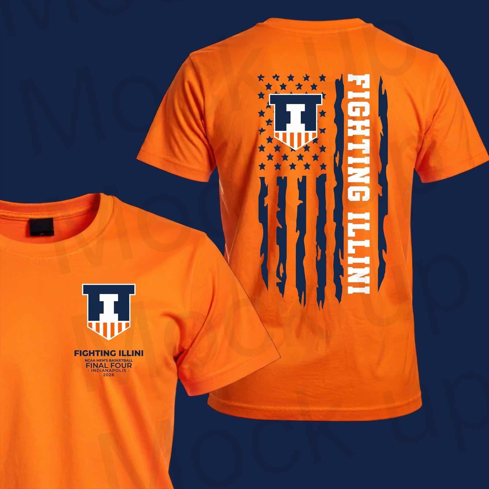 Illini Basketball - Flag - Final Four