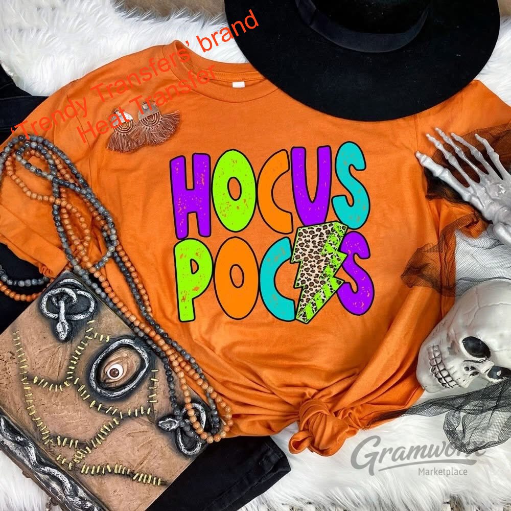 Hocus Pocus Bolt Screen Print Transfer