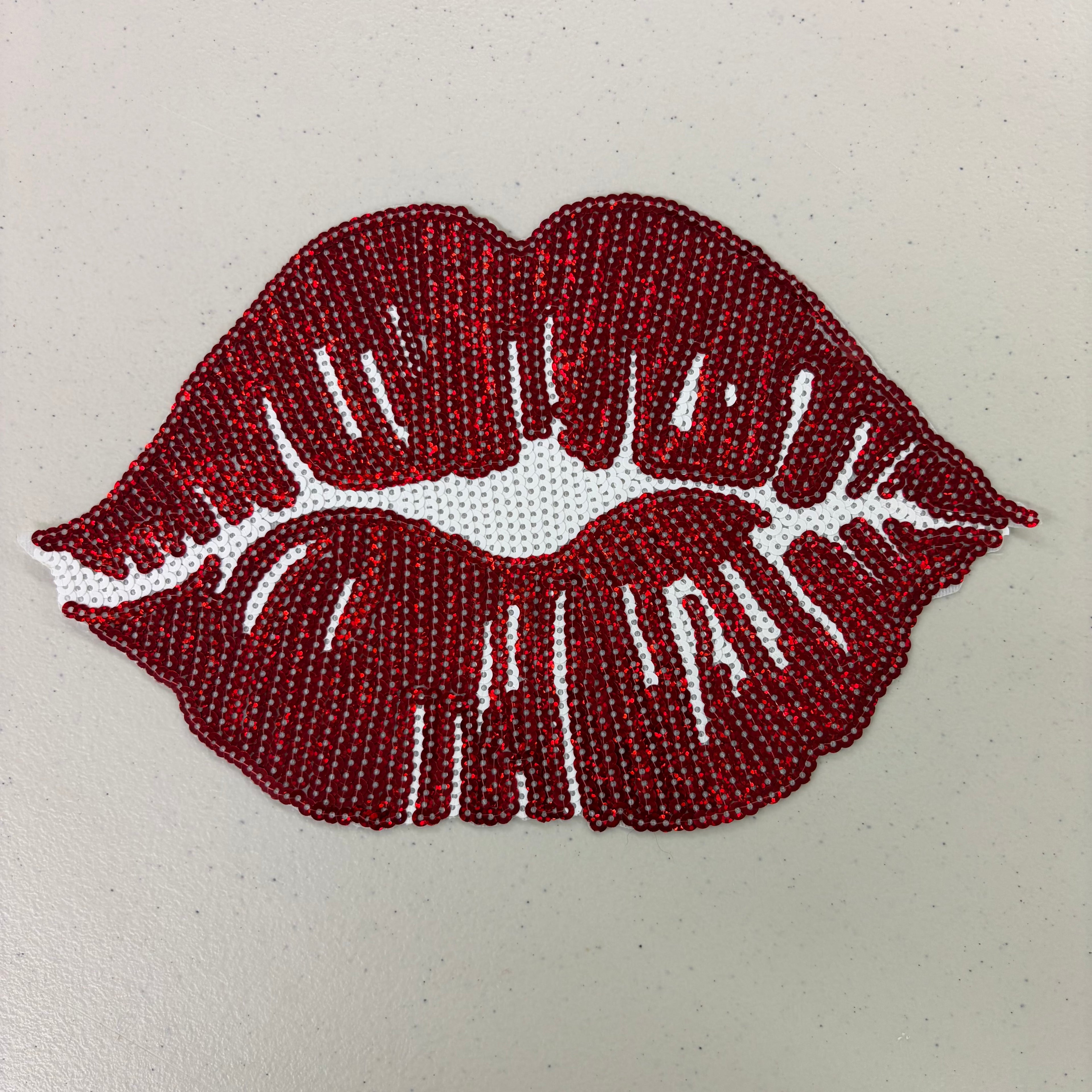 Lips Sequin Shirt Patch