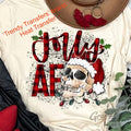 Jolly AF Skull Screen Print Transfer