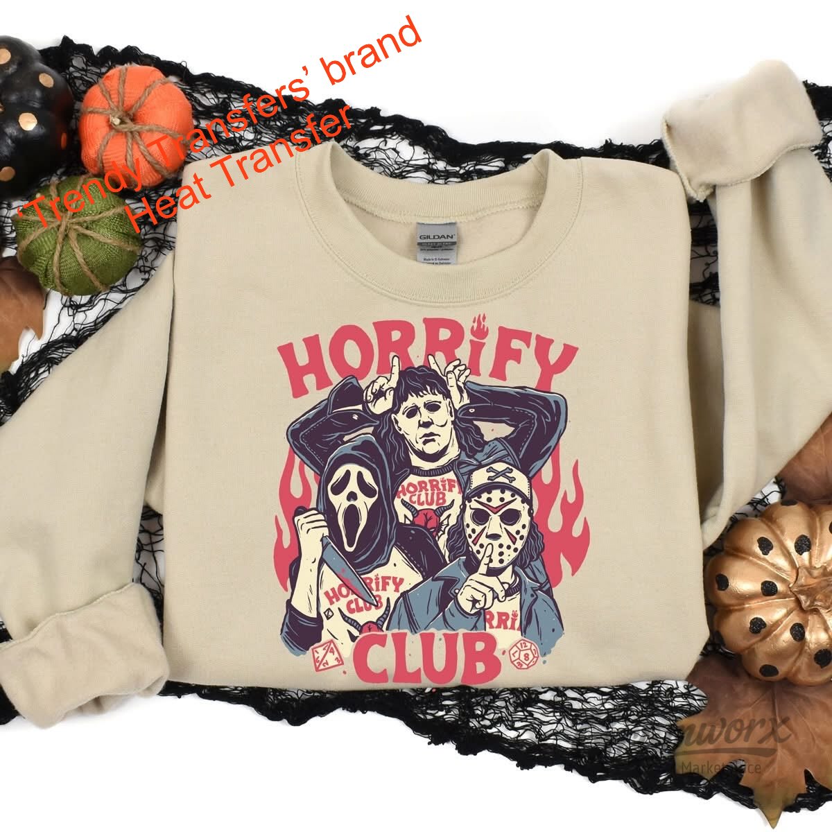 Horrify Club Screen Print Transfer