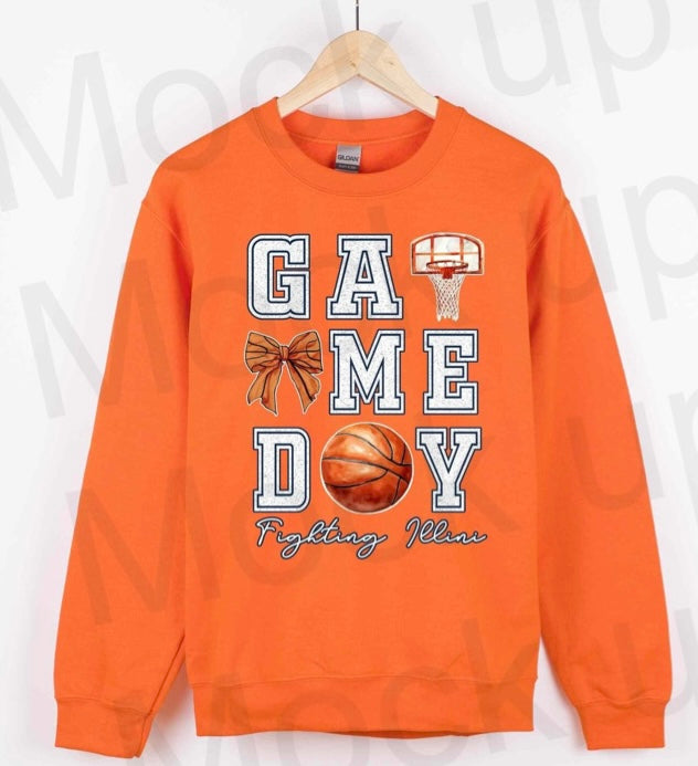 Game Day - Basketball - White Font