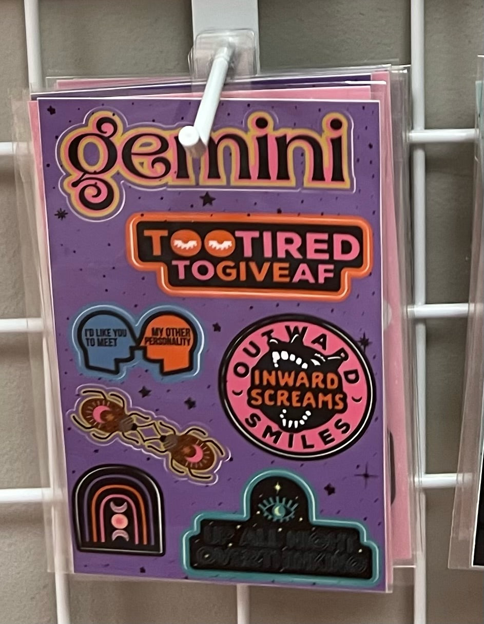 Astrology Sticker Sheets