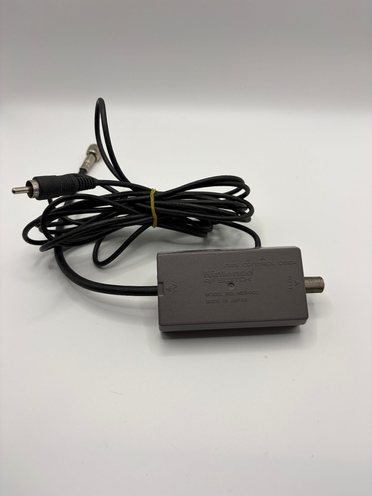 Nintendo NES-003 RF Switch Adapter OEM NES SNES TV Coax Cable Vintage