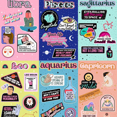 Astrology Sticker Sheets