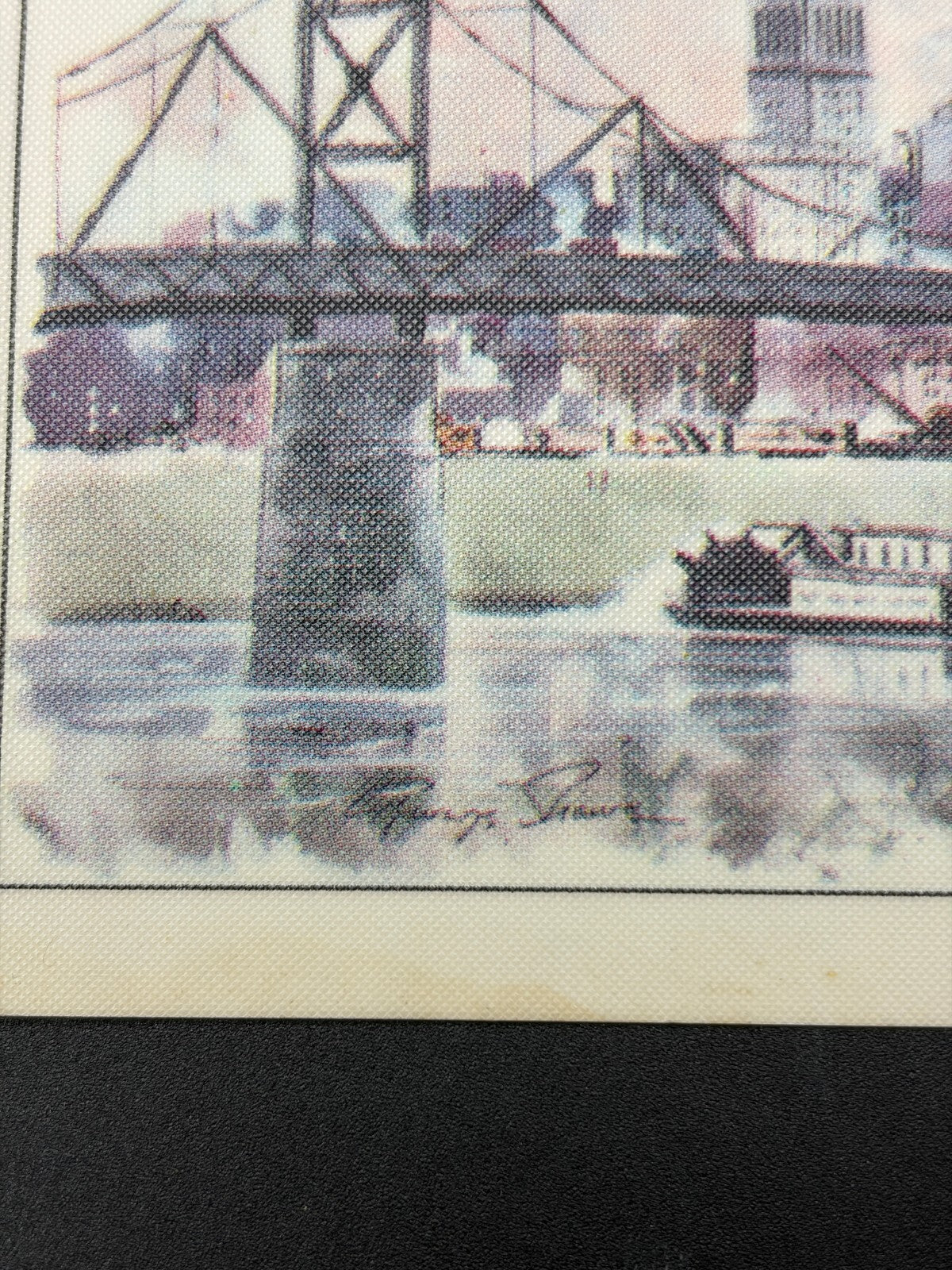 Vintage George Shaw Mini Watercolor Prints NYC Philadelphia Lot of 3