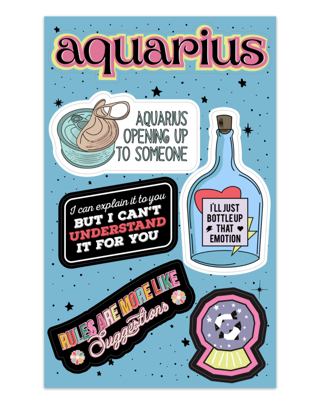 Astrology Sticker Sheets