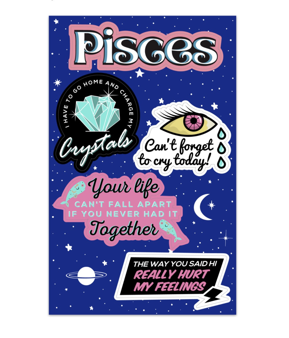Astrology Sticker Sheets