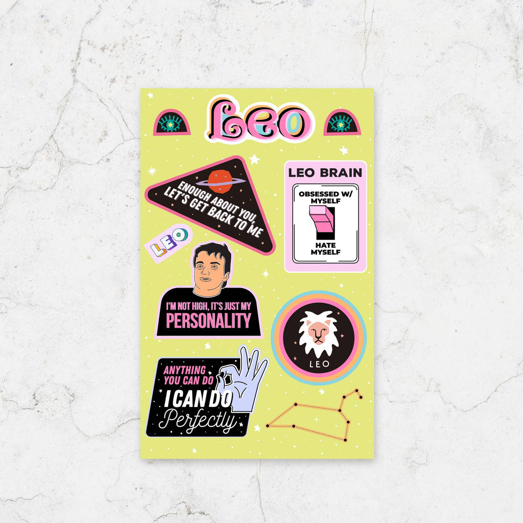 Astrology Sticker Sheets
