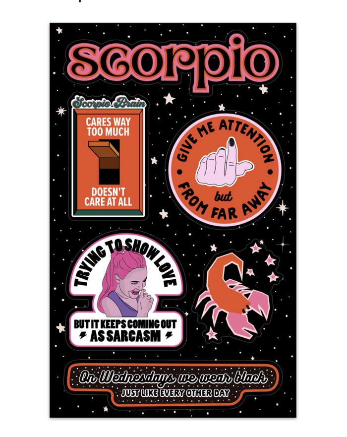 Astrology Sticker Sheets