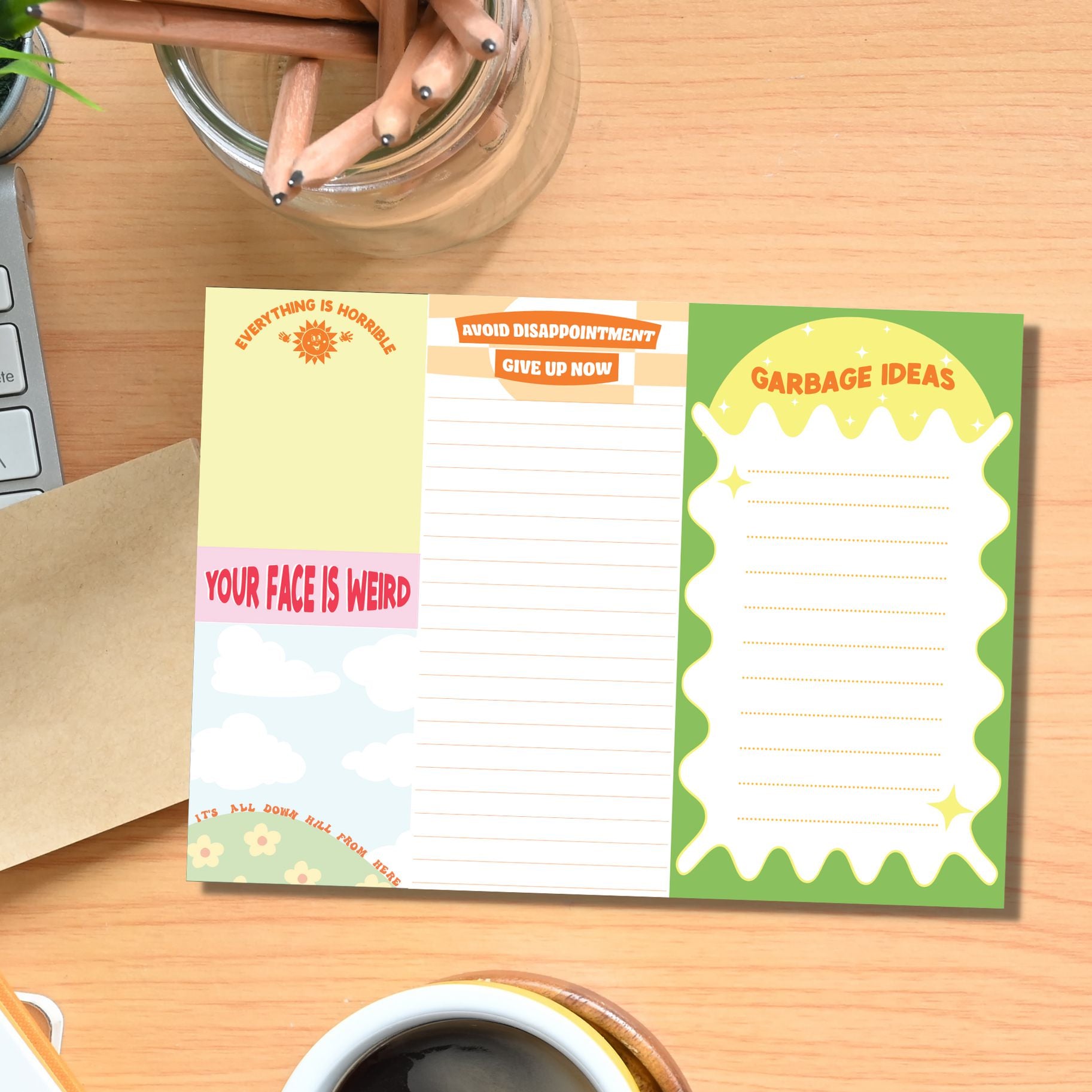 Demotivational  Notepad