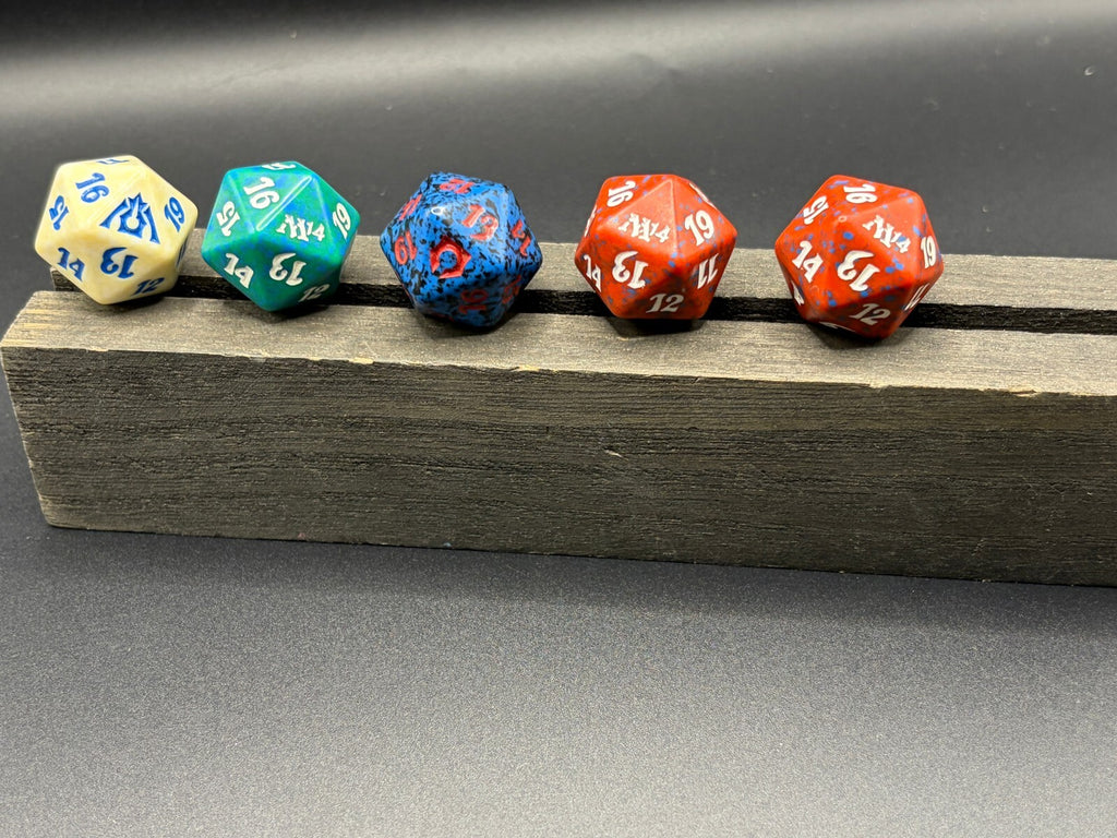 MTG Spindown Dice Lot 5 Azorius Simic Rakdos M14 Red + 7 RPG Dice