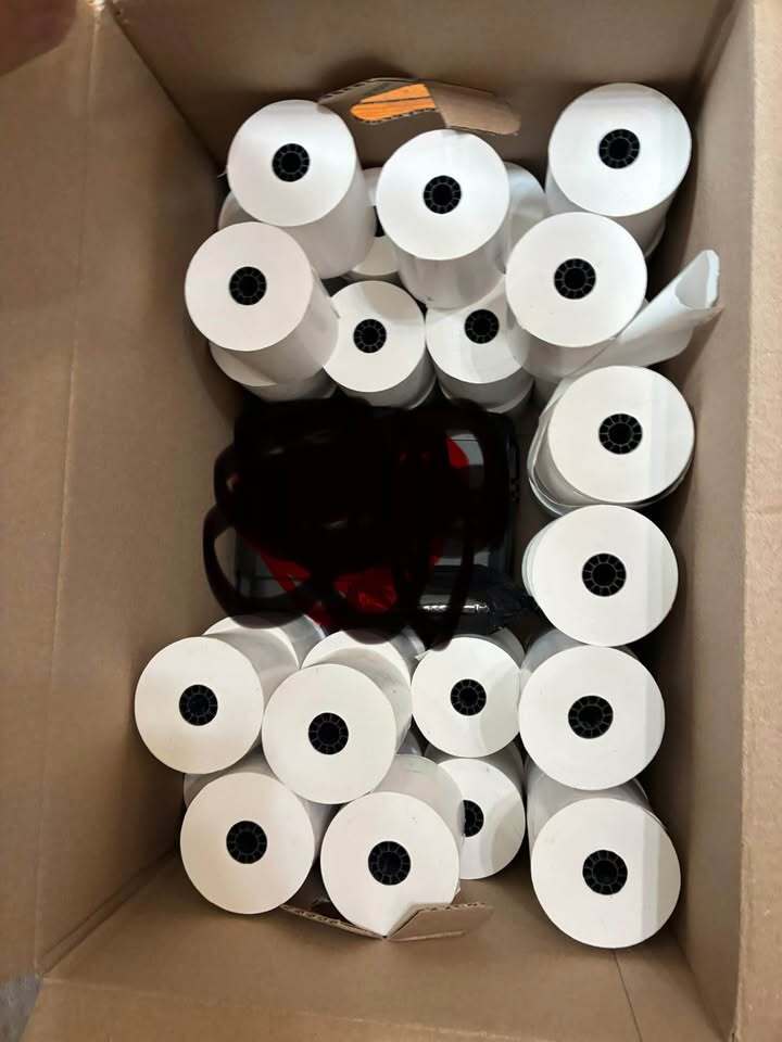 Bulk Thermal Receipt Paper Rolls – 49 Count