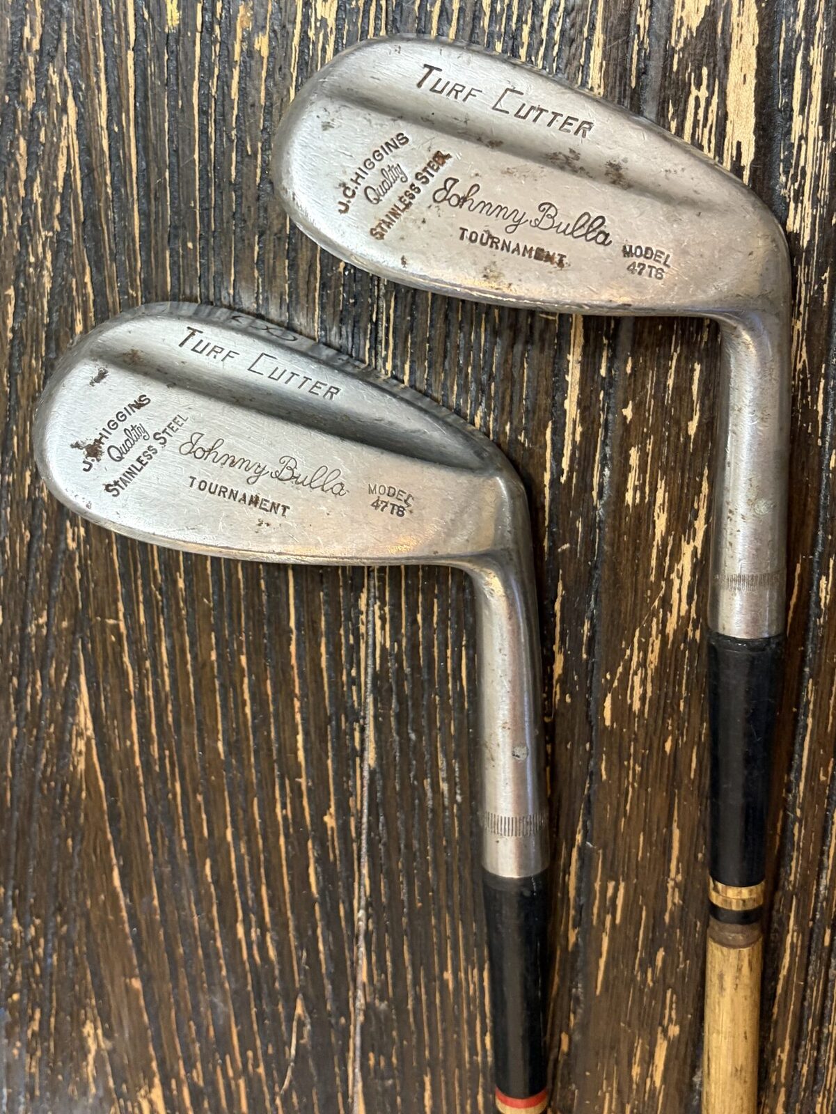Vintage J.C. Higgins Johnny Bulla 47TS Turf Cutter 7 & 8 Irons Pair