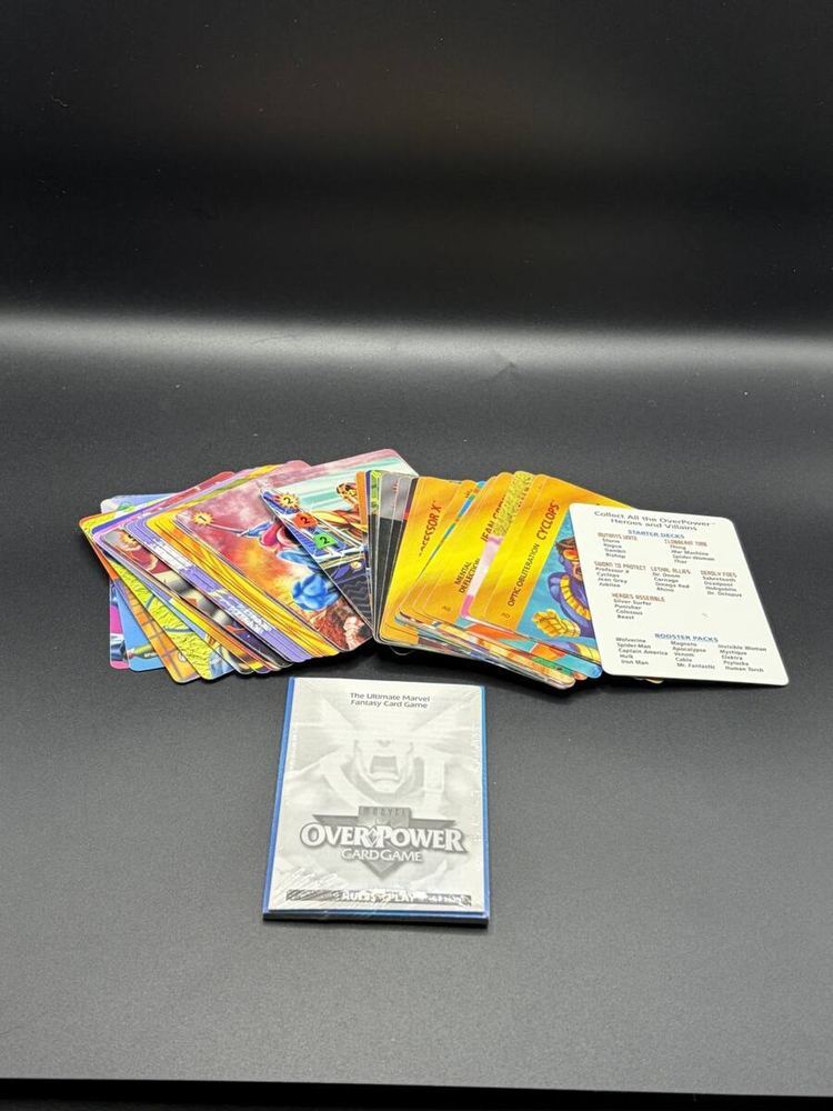 1995 Fleer Marvel OverPower Sworn to Protect Starter Box + Assorted Cards Open