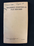 WWII 1942 US Army Soldier Pay Record Roger Marchione ASN 42118473 Original