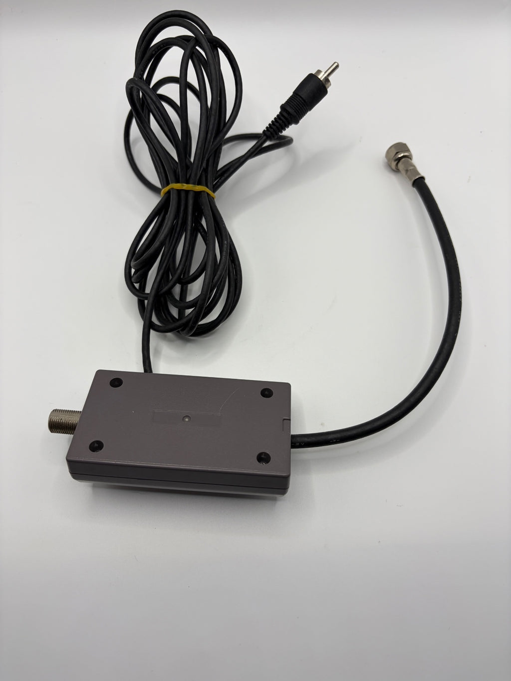Vintage Nintendo NES RF Switch TV Adapter OEM Gray Coax Cable