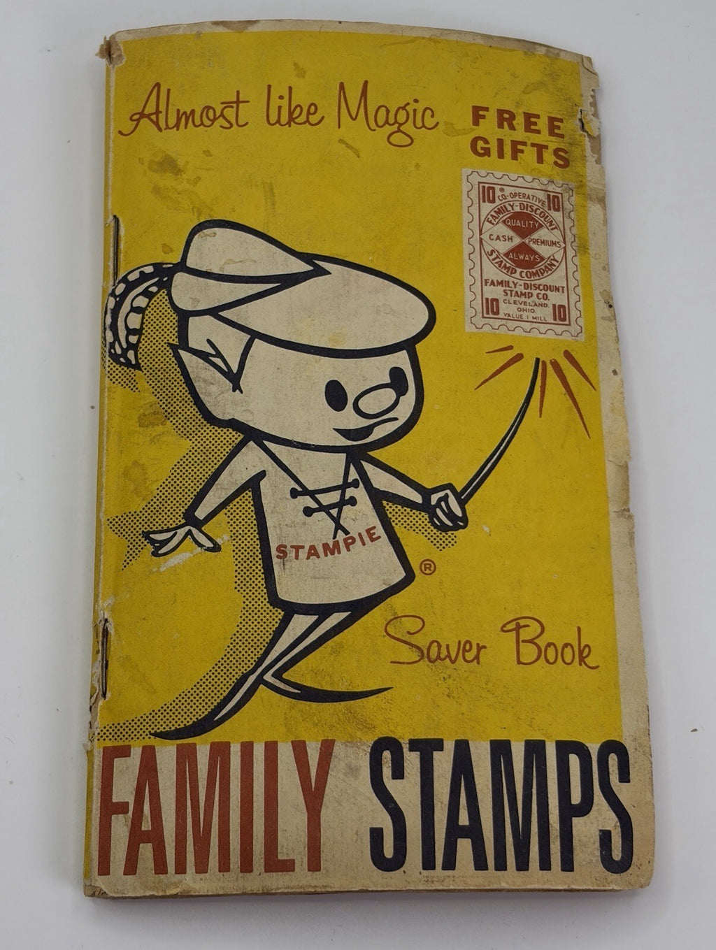 Vintage Family Discount Stamp Saver Book Filled Family Stamps