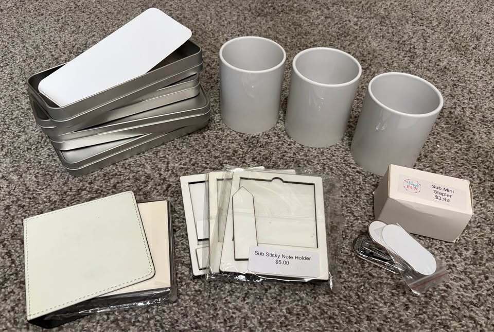 Teacher/Office Sublimation Bundle – Office + Magnet Blanks Bulk Lot