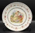 Antique MZ Austria Boucher Rococo Courting Couple Porcelain Plate 7.5"