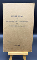 1924 Bethlehem Steel Relief Plan Employee Benefits Booklet Industrial History