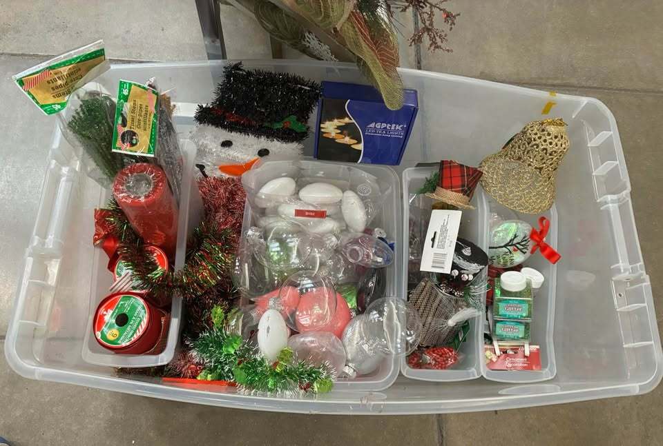 Holiday Craft Supply Bundle – Wreath & Ornament Making Supplies – Bulk Lot