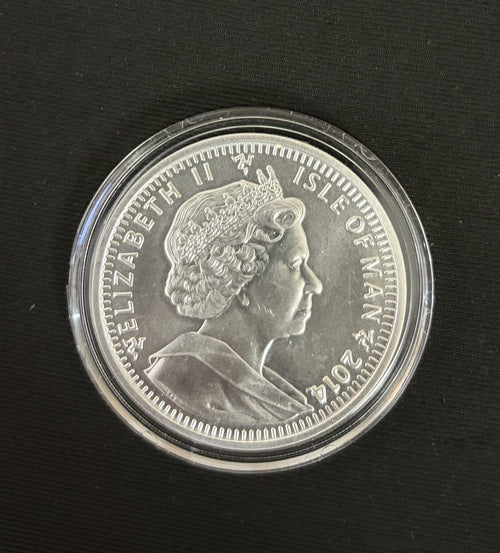 2014 Isle of Man 1 Angel 1 oz .999 Silver Coin Pobjoy Mint Archangel Michael