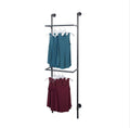 Boutique Pipe Outrigger Display System Kit #2 + Extra Hangrail – Retail Wall Display Setup