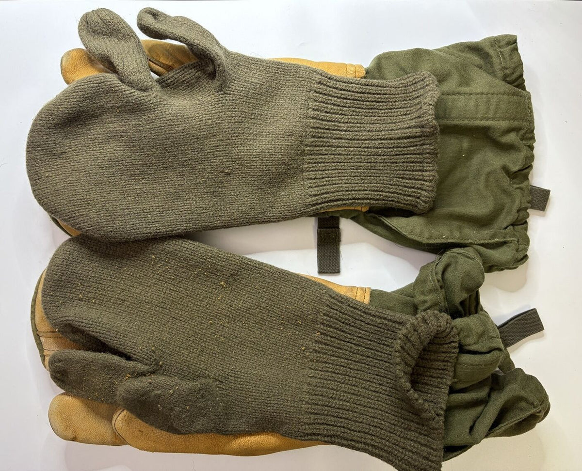 USGI M-1965 Trigger Finger Cold Weather Mitten Shells Liners Large 1983