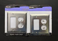 Amerelle Century & Franklin Brass Brushed Nickel Wall Plates Lot of 3